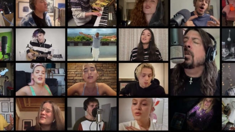 Cover beneficente de "Times Like These" dos Foo Fighters chega ao topo da parada britânica