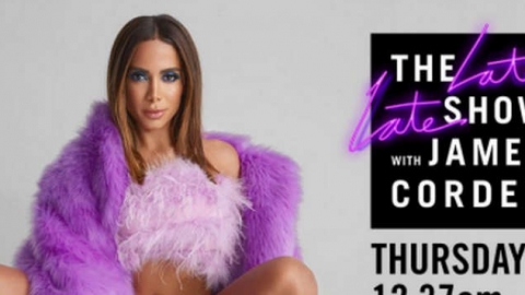 Anitta se apresentará nesta madrugada no talk show de James Corden