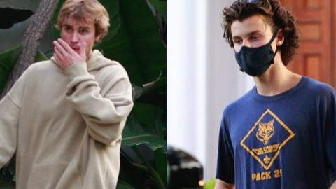Justin Bieber e Shawn Mendes se encontram em estúdio e fãs suspeitam de uma possível parceria