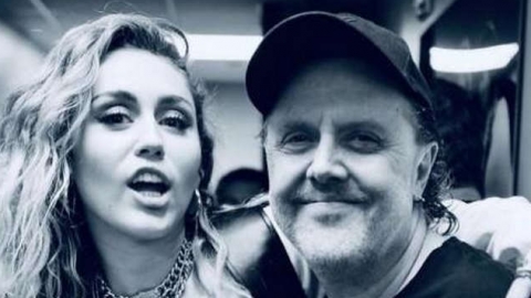 Lars Ulrich, do Metallica, é só elogios para Miley Cyrus: "Ela é tão transparente e verdadeira"