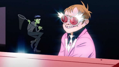 Gorillaz e Elton John se juntam para parceria em 
"The Pink Phantom". Veja o clipe!