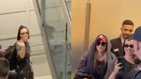 Demi Lovato desembarca no Brasil e é recebida por fãs no aeroporto. Veja os vídeos!